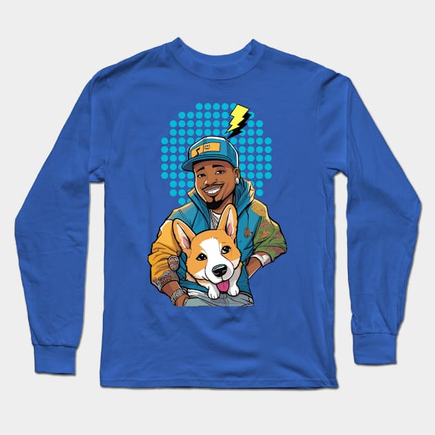 Rappers with Puppies Long Sleeve T-Shirt by Cheeky BB